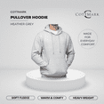 thumbnail image 1 of Cottmark Men’s Pullover Hoodie, Soft Fleece Comfort, Heather Grey, Size S, 1 of 6