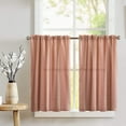 thumbnail image 1 of Cotton 1/8th Inch Small Gingham Checkered Print Café Tier Curtains Window Treatment Kitchen Home Décor, 1 of 1