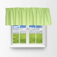 thumbnail image 1 of Cotton 1/8th Inch Small Gingham Checkered Window Valance 58" Wide Lime Green, 1 of 1