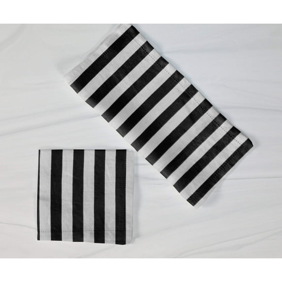 Cotton 1 Inch Stripes Napkins 18"X18"
