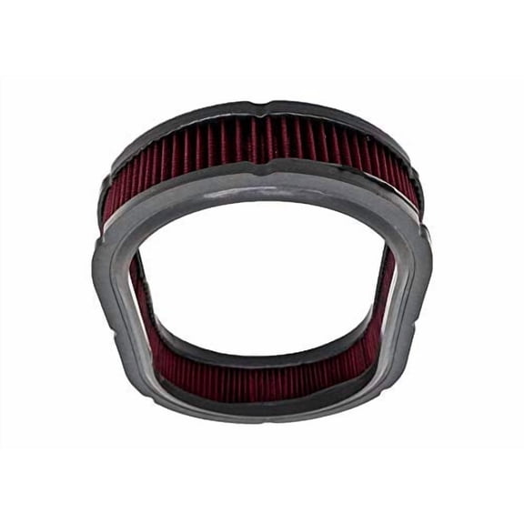 Cotton 12" X 2" Oval Reusable Washable Air Cleaner Filter Red