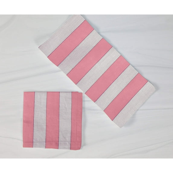 Cotton 2 Inch Stripes Napkins 18"X18"