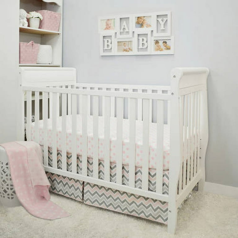 Walmart crib best sale bedding set girl