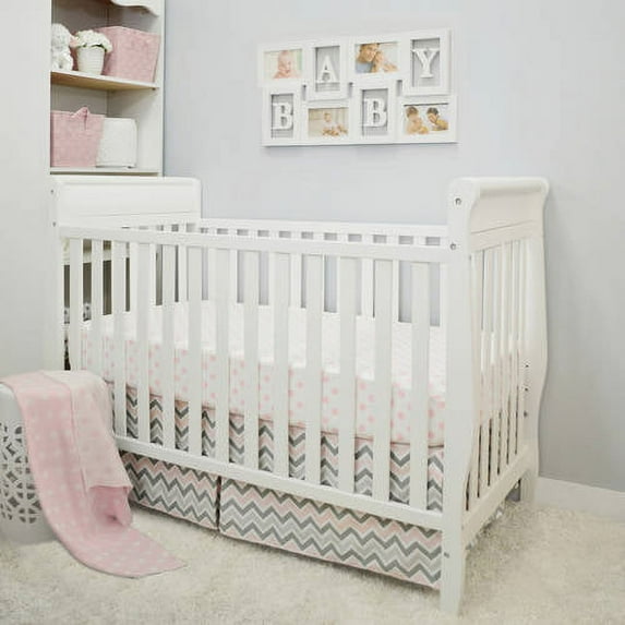 Cotton 3 Piece Crib Bedding Set by American Baby Company