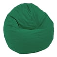 thumbnail image 1 of Cotton 31x33x20" Small Bean Bag Chair - w/Polystyrene Beads and CertiPUR Foam Filled Bean Bag for Adults, Teens and Kids - Forest-Green, 1 of 11