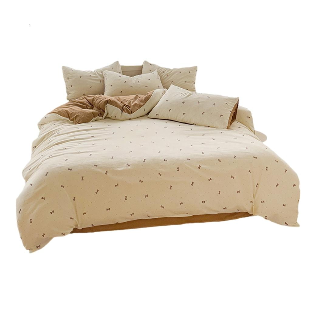 Cotton 4 Pieces Bed Set Temperature Regulating Nursery Bedding for Toddlers and Kids