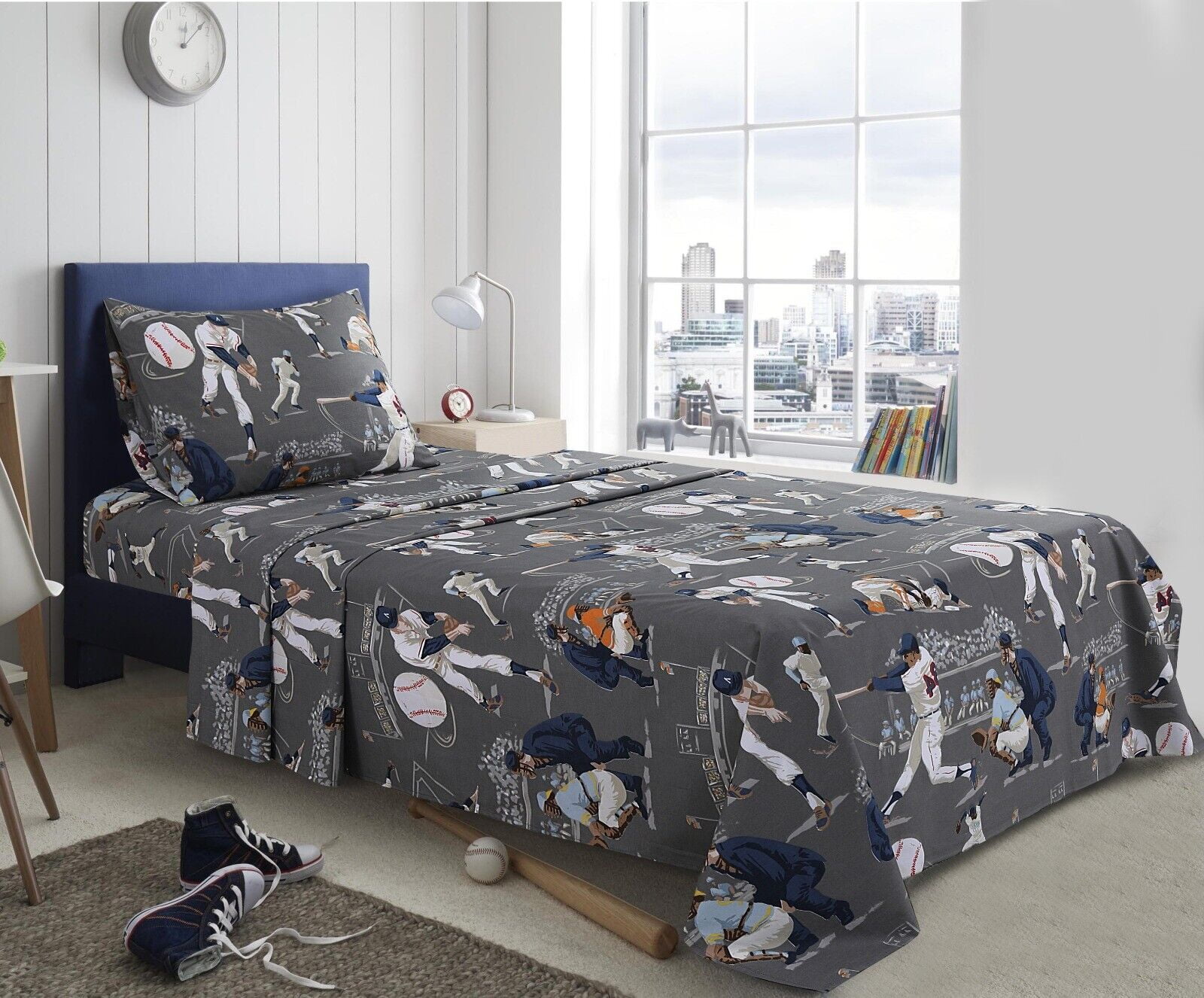 Cotton Alley 100 Cotton Percale 3 Pcs Twin Bed Sheets Set Kids