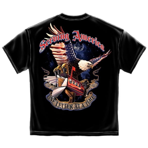 Cotton American Postal Worker T-Shirt