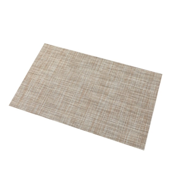 Cotton And Linen Blend Washable Farmhouse Dining Table Mat,Neutral Cloth Placemats Heat Resistant Easy to Clean Wipeable Modern Outdoor Placemats for Kitchen Dining Patio Table