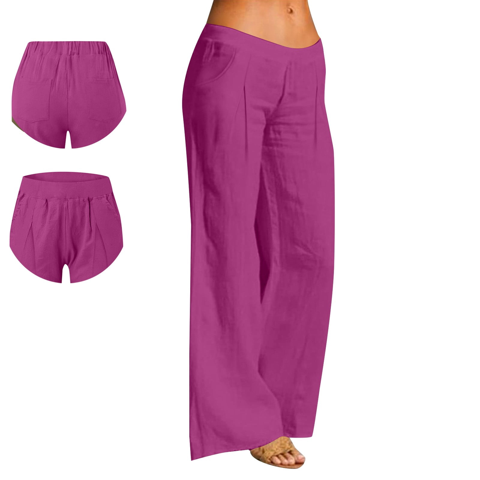 Cotton And Linen Pants for Women 2026 Trendy Barrel Women's Sweatpants ...