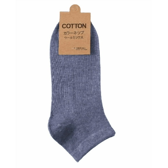 Cotton Ankle Socks, Breathable Moisture-Wicking, 2 Pack