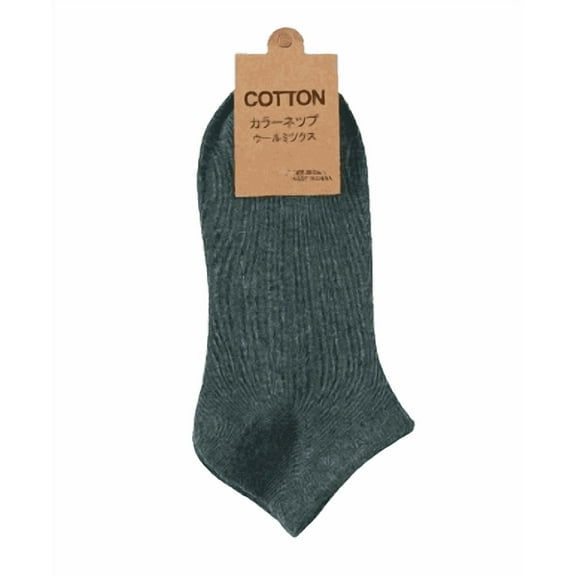 Cotton Ankle Socks, Breathable Moisture-Wicking, 2 Pack