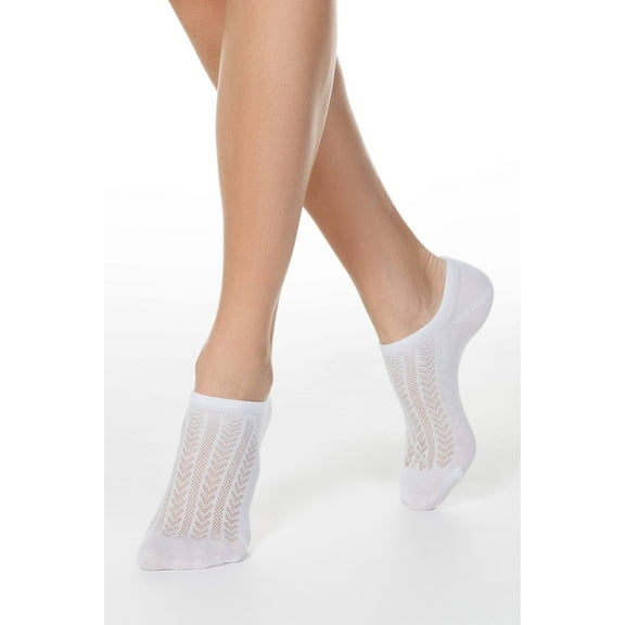 Cotton Ankle Socks Conte Active - 179 Openwork Weave