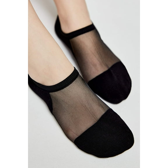 Cotton Ankle Socks Conte Active - Inserts Of Transparent Mesh