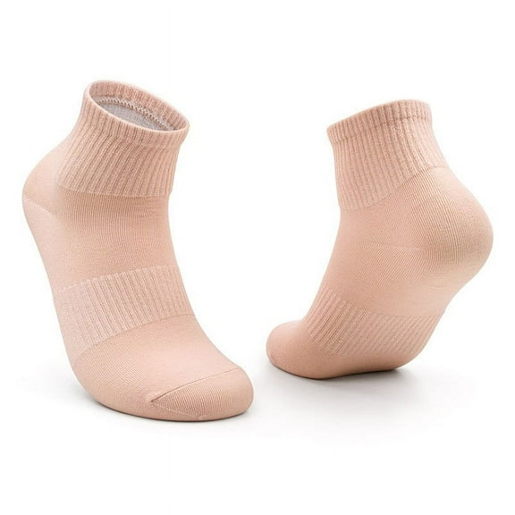 Cotton Ankle Socks for Men Women 2025 Unisex Casual Solid Color Breathable Moisture-Wicking Athletic Running Crew Sock