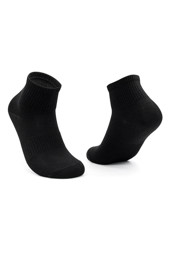 Cotton Ankle Socks for Men Women 2025 Unisex Casual Solid Color Breathable Moisture-Wicking Athletic Running Crew Sock