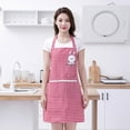thumbnail image 1 of Cotton Apron With Large Pockets Breathable Material Oil-Resistant For Kitchen Cooking Household Use Measuring 12.59x9.84x0.39 Inches (Hot Pink), 1 of 6