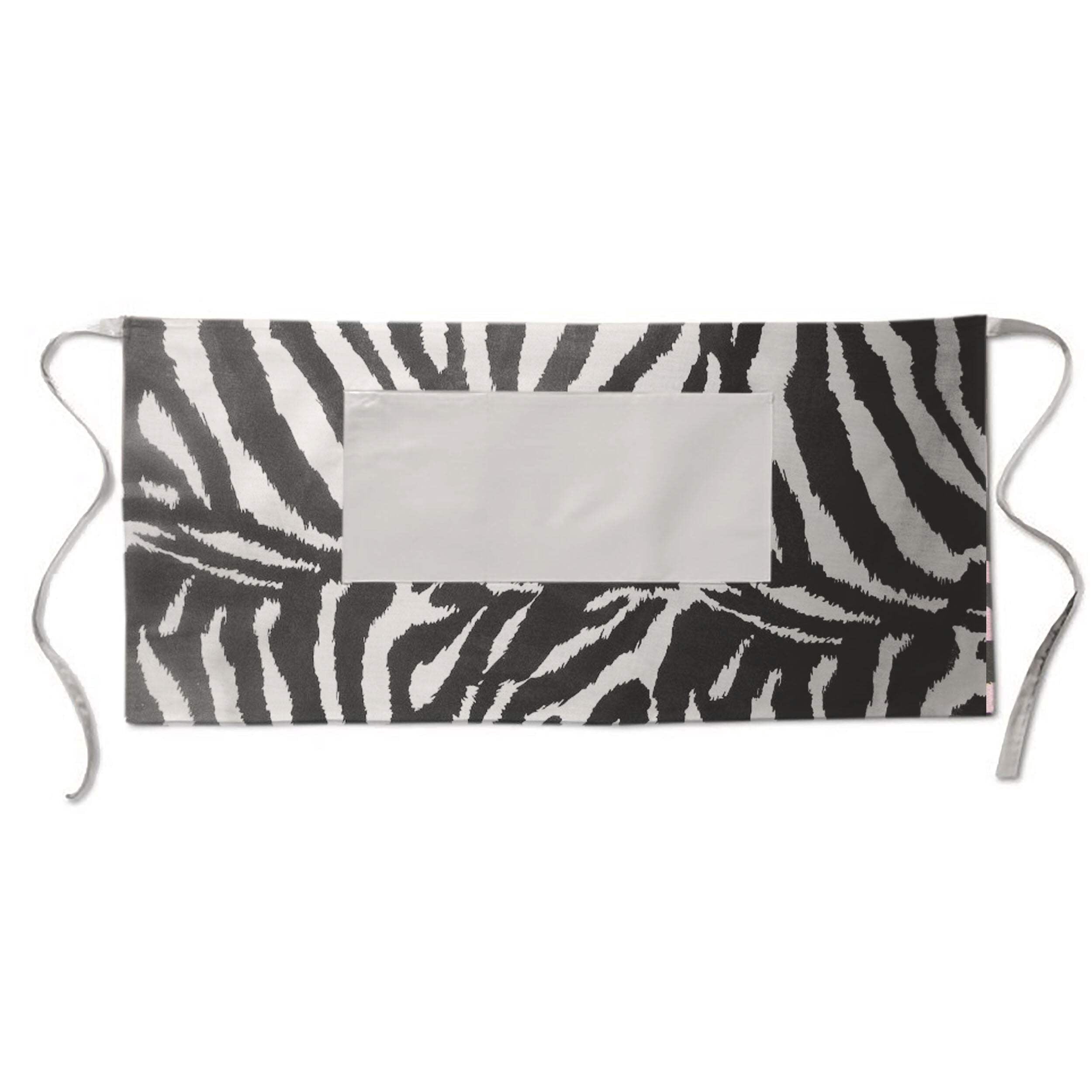 Cotton Apron - Zebra Print - Kitchen BBQ Restaurant Cooking Painters ...