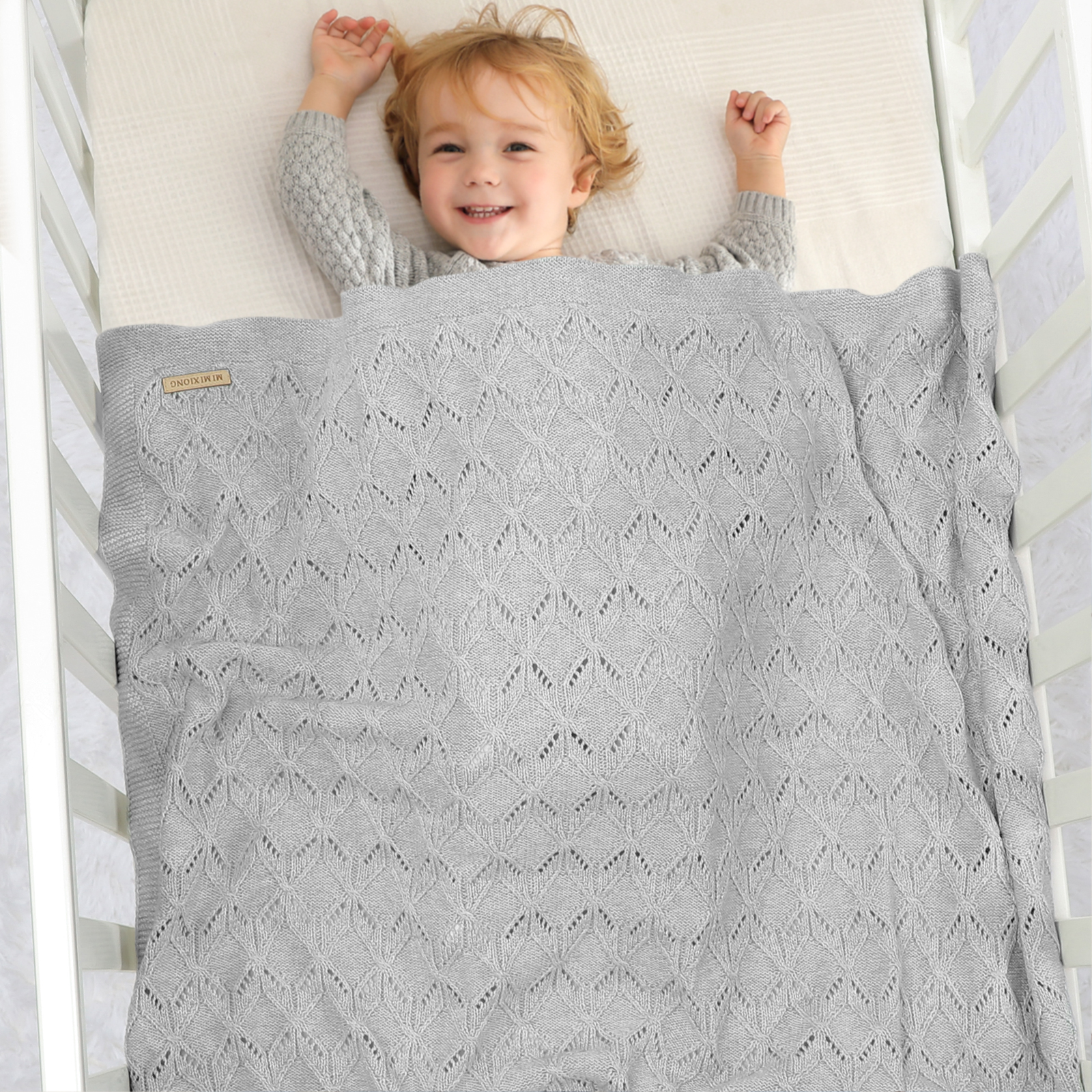 小物 LIDNM BABY WOOL BLANKET STOLE S44c504f337324d839ec275e84cd12