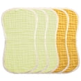 thumbnail image 1 of Cotton Baby Burp cloth Set Unisex - Cotton burp clothing for newborns, 1 of 5