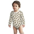 Cotton Baby Onsies, cool bees print Long Sleeve Unisex Newborn Baby