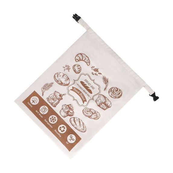 Cotton Bakery Packaging Bag Multipurpose Homemade Bread Storage Pouches For Homes Kitchen Travel And Shops Use