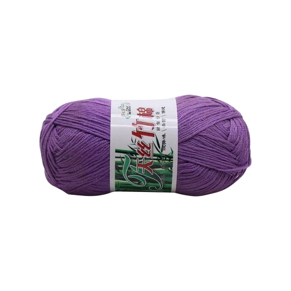 Cotton Ball Fiber Thread Charcoal Cotton Beginner-Friendly Yarn for Crocheting and Knitting, Easy-to-See Stitches with No Splitting Soft & Thick Yarn for DIY Projects