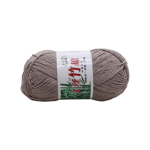 Cotton Ball Fiber Thread Charcoal Cotton Beginner-Friendly Yarn for Crocheting and Knitting, Easy-to-See Stitches with No Splitting Soft & Thick Yarn for DIY Projects