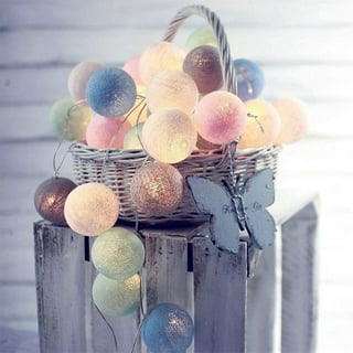 Cotton ball lights argos clearance