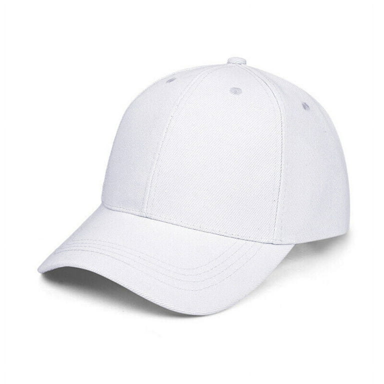 Cotton Baseball Cap Ball Dad Hat Adjustable Plain Solid Washed Men