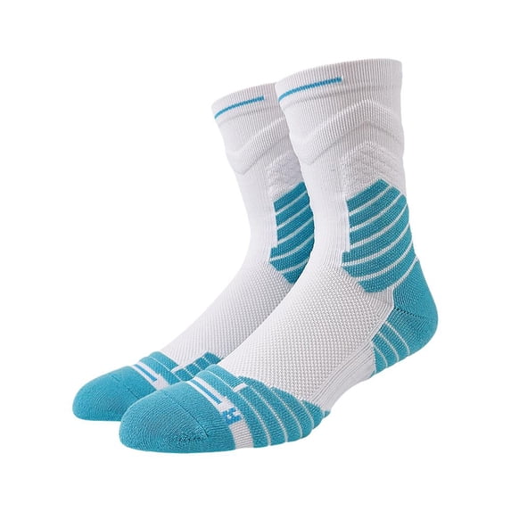 Cotton Basketball Socks with High Top Design, Towelling Bottom, and Solid Pro Design for Basketball Players