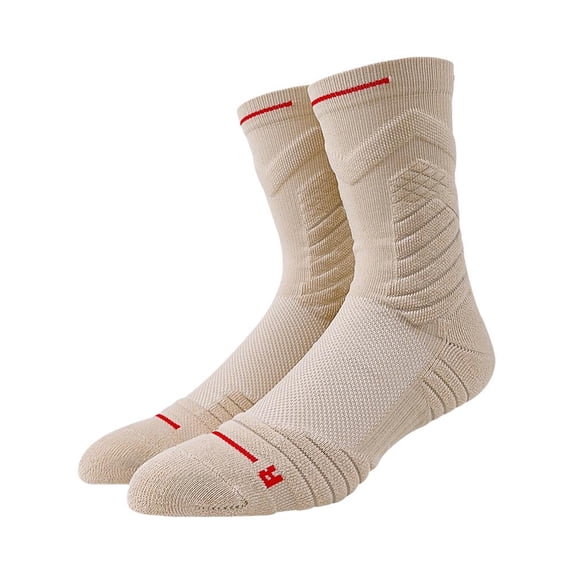 Cotton Basketball Socks with High Top Design, Towelling Bottom and Solid Pro Design for Basketball Players