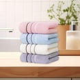 thumbnail image 1 of 4 Pack Soft Cotton Bathroom Towels Highly Absorbent Quick Dry Bath Towel Set for Home Spa Hotel Shower Use Premium Hand Face Towels,28.74"X13.39",by JASKFLY, 1 of 6