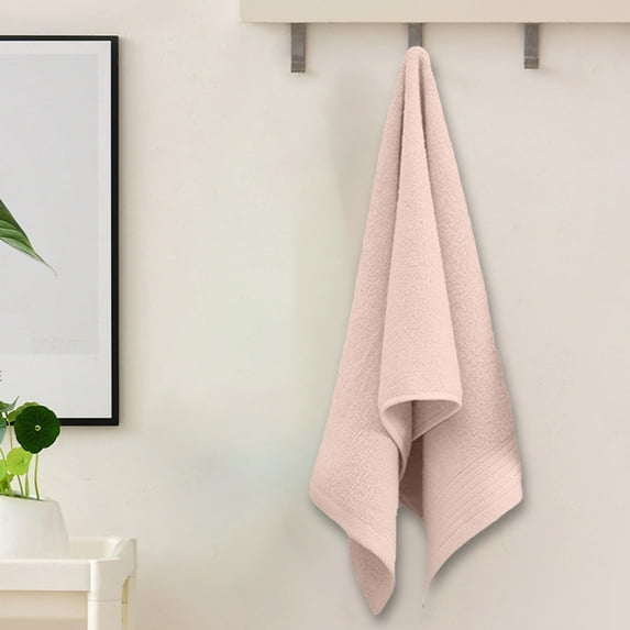 Cotton Bath Towel | Soft Absorbent Oversized Design | 75x35cm (29.5x13.8in) | Lightweight & Durable | Multiple Colors | Ideal for Household Use | Single Pack