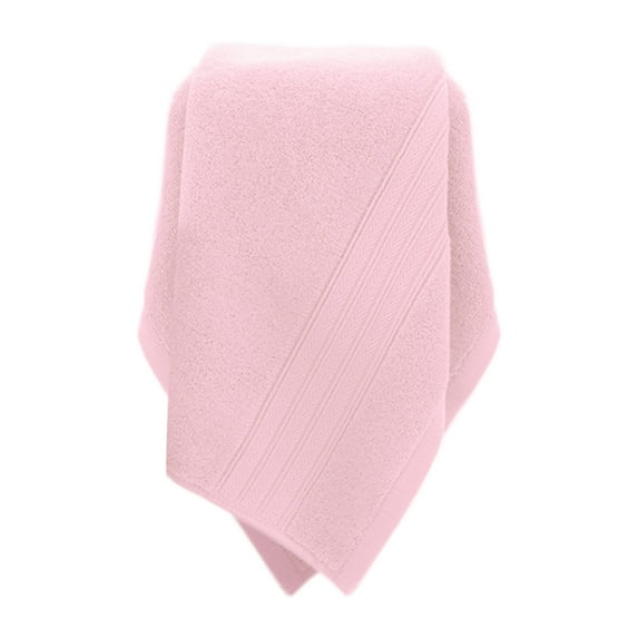 Cotton Bath Towels,Face Towels For Bathroom, Washcloths For Body And Face Set for Daily Use, 1pc, 14" X 30", Pink