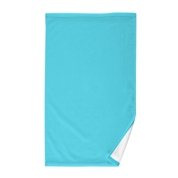 Cotton Bath Towels Soft Face Towel Absorbent Quick Dry Light Blue 16"x28"