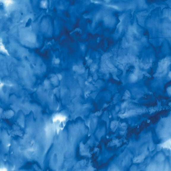 Cotton Batik Blue Jay Bluejay Mottled Hand-Dyed Mottles Bali Batiks Cotton Fabric by the Yard (839-261-Blue-Jay)