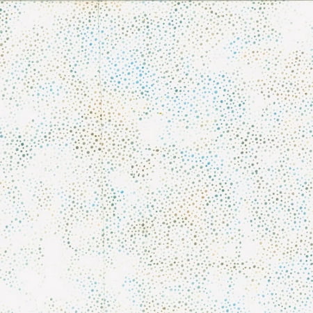 Cotton Batik Dots Harbor Mottled Hand-Dyed Dotted Bali Batiks Cotton Fabric by the Yard (885-638-Harbor)