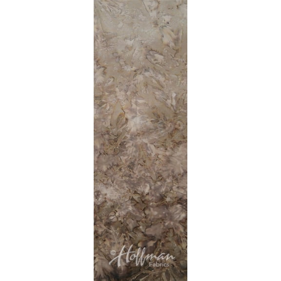 Cotton Batik Ombre Gravel Brown Tan Mottled Style Hand-Dyed Bali Batiks Selvage-to-Selvage Ombre Cotton Fabric by the Yard (851-305-Gravel)