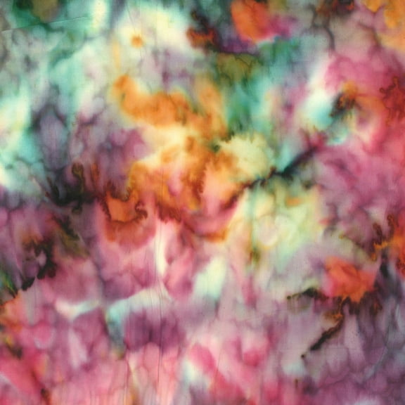 Cotton Batik Sweetpea Mottled Hand-Dyed Mottles Bali Batiks Cotton Fabric by the Yard (839-447-Sweetpea)