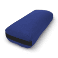 thumbnail image 1 of Cotton Batting 24x12x6" Yoga Bolster - Studio Grade Rectangular Yoga Pillow with Natural Cotton Cover - Made In USA, Royal Blue, 1 of 10
