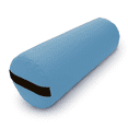 thumbnail image 1 of Cotton Batting 27x9" Yoga Bolster - Studio Grade Round Yoga Pillow with Natural Cotton Cover - Made In USA, Periwinkle, 1 of 9