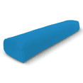 thumbnail image 1 of Cotton Batting 28x7x6" Yoga Bolster - Studio Grade Pranayama Yoga Pillow with Natural Cotton Cover - Made In USA, Aqua, 1 of 8