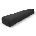thumbnail image 1 of Cotton Batting 28x7x6" Yoga Bolster - Studio Grade Pranayama Yoga Pillow with Vinyl Cover - Made In USA, Black, 1 of 8