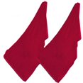 thumbnail image 1 of Cotton Beach Towels Set of 2, Oversized Terry Velour, Burgundy, 1 of 4