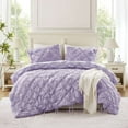 thumbnail image 1 of Cotton Bedding Set, 3PCS Full/Queen Comforter Set, Purple Comforter Set,Microfiber Bed In A Bag, Household Supplies & Décor Bedding Bedding Sets 3PCS Full/Queen Comforter Set, 1 of 20