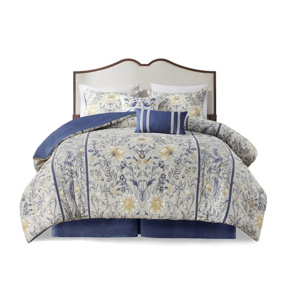 Cotton Bedding Set, 6 Piece Cotton Comforter Set Multi Full, Multi Bed In A Bag,Cotton Comforter Set, Household Supplies & Décor Bedding Bedding Sets 6 Piece Cotton Comforter Set Multi Full