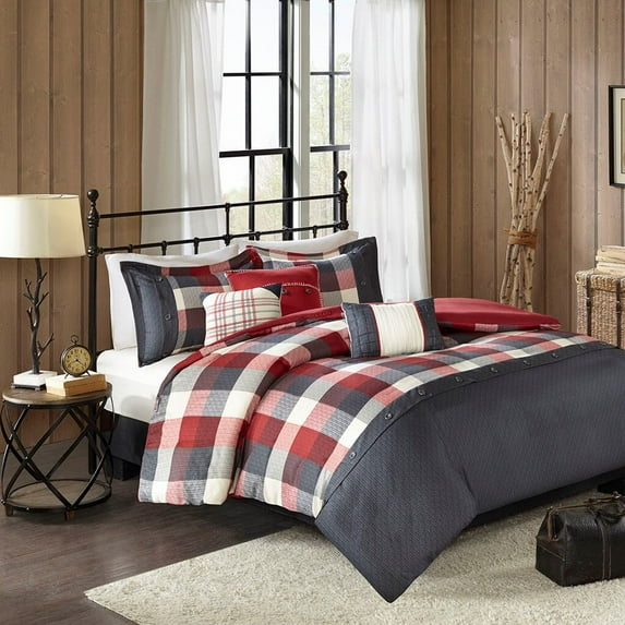 Cotton Bedding Set, Full/Queen 6 Piece Herringbone Duvet Cover Set, Multicolor Comforter Set,Polyester Bed In A Bag, Household Supplies & Décor Bedding Bedding Sets Full/Queen 6 Piece Herringbone Duv