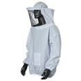 thumbnail image 1 of Cotton Beekeeping Suit with Detachable Hood, Mesh Protective Jacket Beekeeper Gear - Full Body Sting Proof Outdoor Workwear(White), 1 of 6