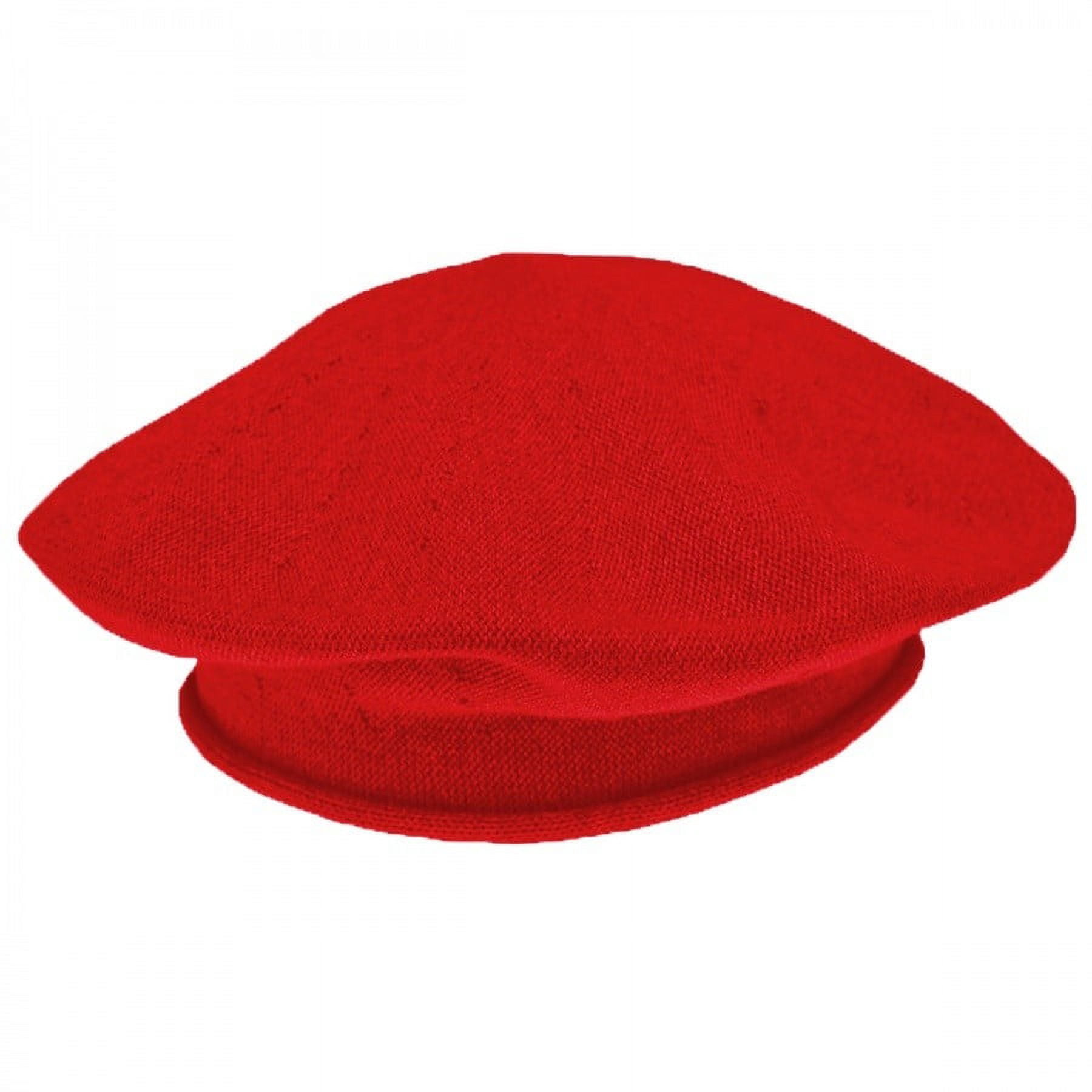Cotton Beret - 11.5 inch Diameter - ONE SIZE FITS MOST 